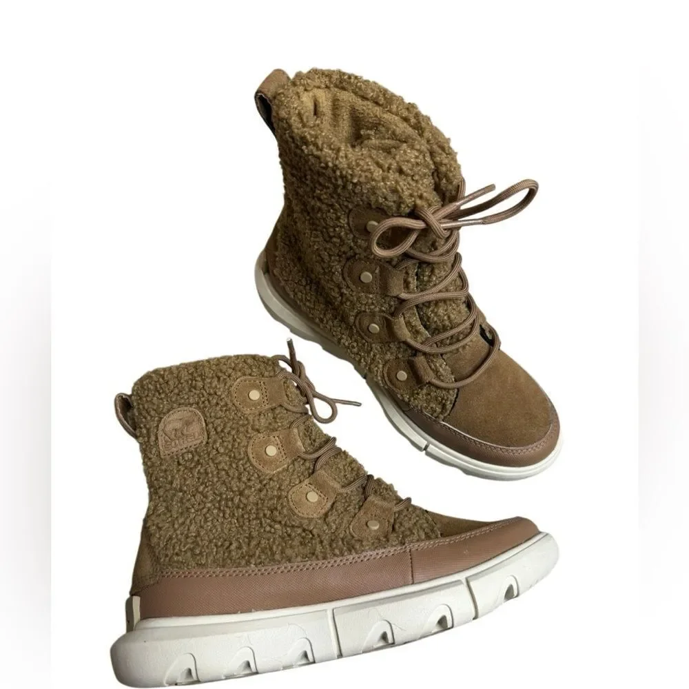Sorel Explorer II JOAN Cozy Fleece-Lined Boots size 6
